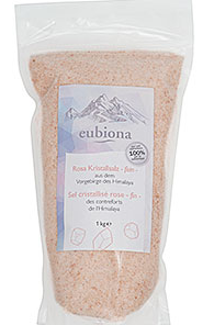 Sel fin cristallisé rose des contreforts de l'Himalaya - Eubiona