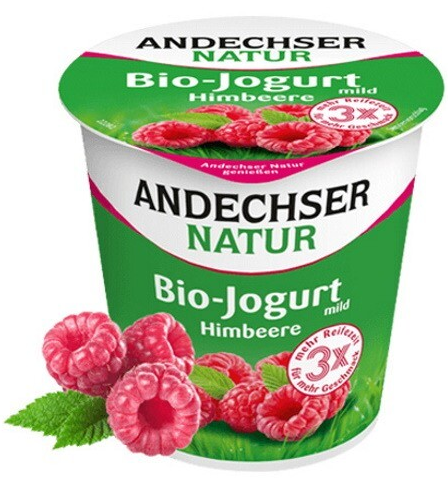 Yaourt biologique aux framboises - Andechser