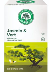 Thé vert jasmin & vert- 20 sachets - Lebensbaum