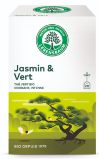 Thé vert jasmin & vert- 20 sachets - Lebensbaum