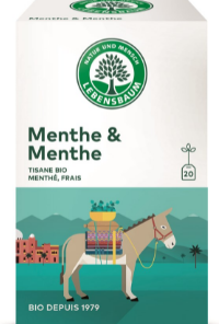 Tisane menthe & menthe biologiqu - Lebensbaum