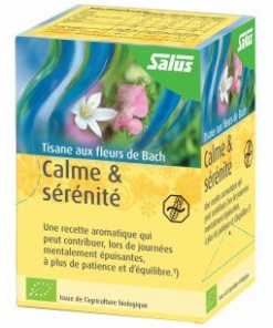 Tisane aux fleurs de Bach - Calme & sérénité - Salus