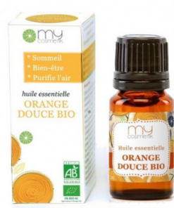 Huile essentielle biologique d'orange douce - My cosmetik