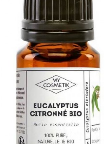 Huile essentielle biologique d'eucalyptus citronné - My cosmetik