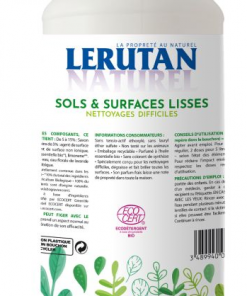 Sols et surface lisses - Nettoyages difficiles